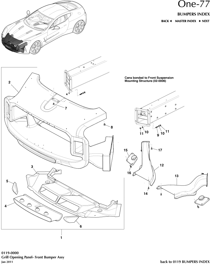 car: ONE-77,item_no: 4,quantity: 1,reference: ONE_77_00-00-ONE_77_0119-0000