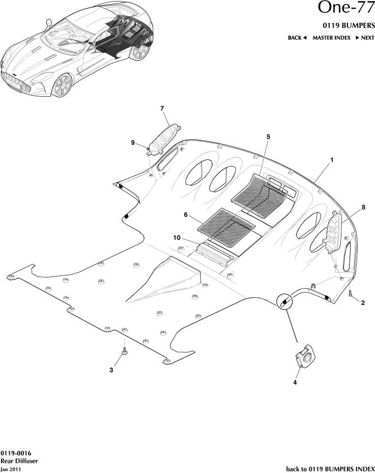 car: ONE-77,item_no: 10,quantity: 1,reference: ONE_77_00-00-ONE_77_0119-0016