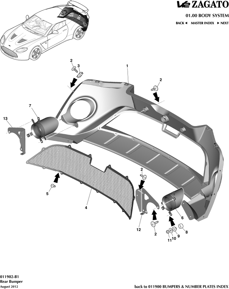 car: ZAGATO V12,item_no: -,quantity: 1,reference: ZAGATO_V12_00-00-ZAGATO_V12_011902-B1