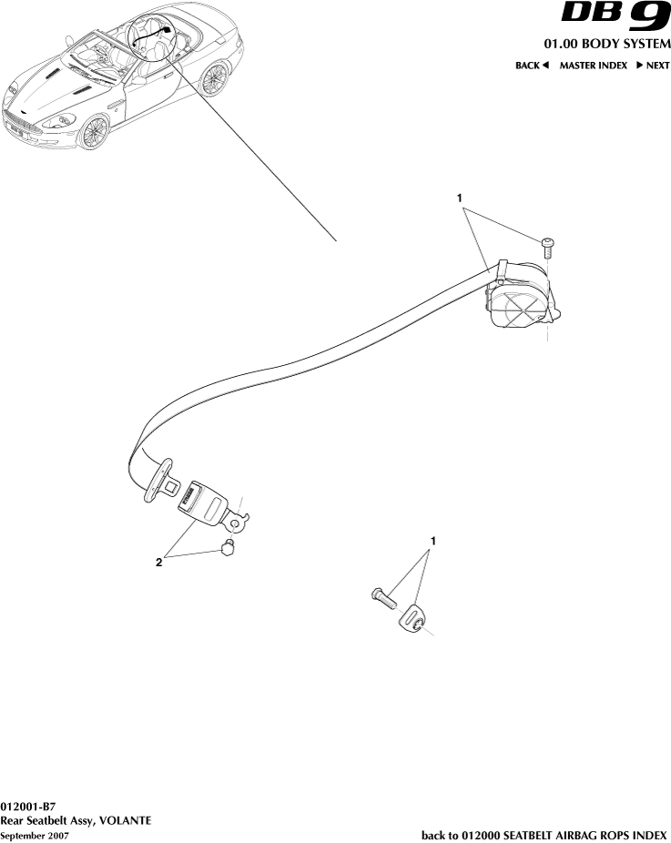 car: DB9,item_no: -,quantity: 2,reference: DB9_05_12_00-00-DB9_05_12_012001-B7