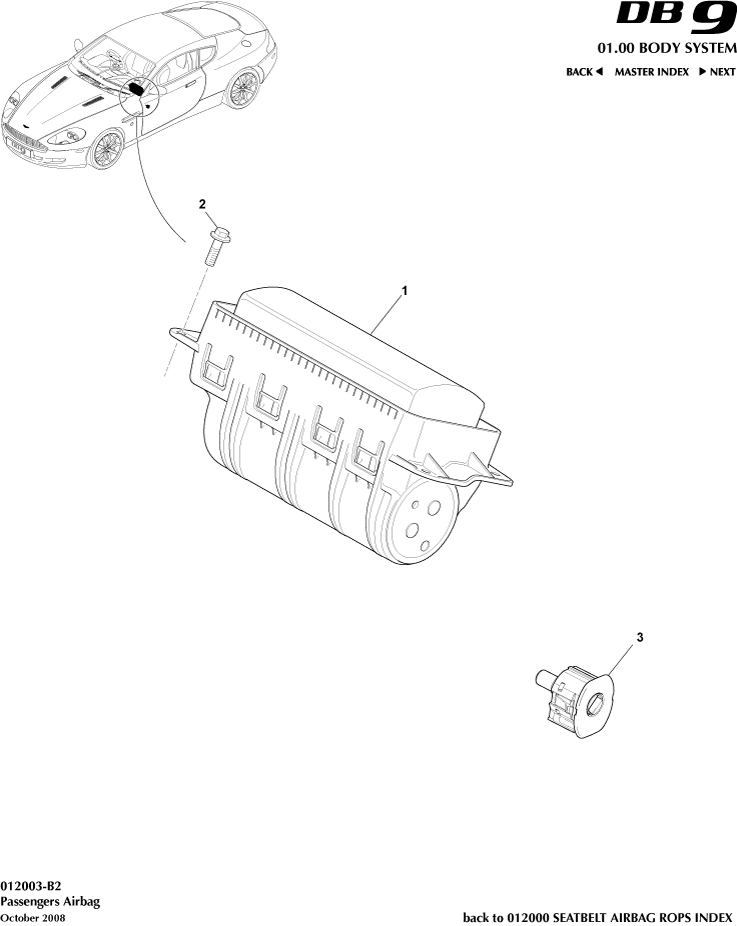 car: DB9,item_no: 1,quantity: 1,reference: DB9_05_12_00-00-DB9_05_12_012003-B2