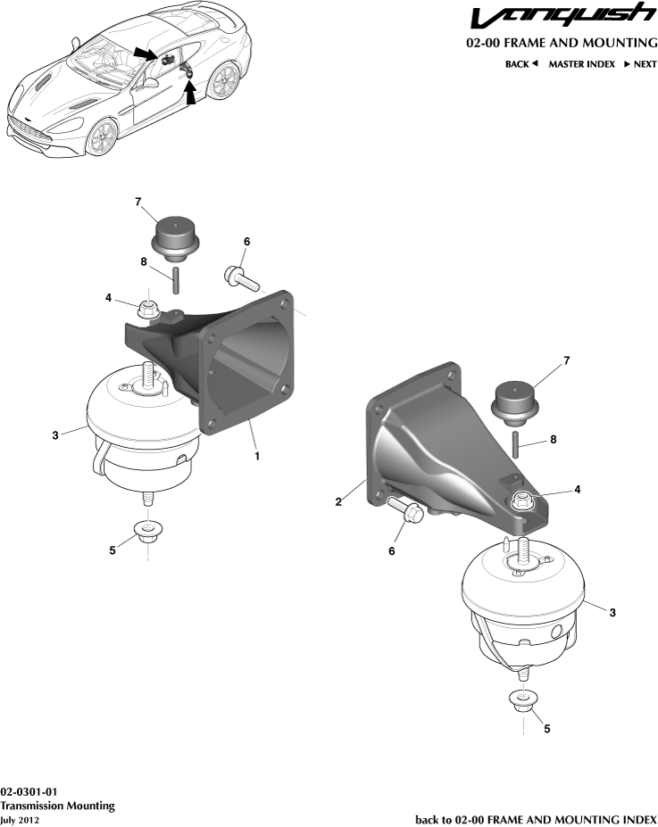car: VANQUISH,item_no: -,quantity: 2,reference: VANQUISH_13_00-00-VANQUISH_13_02-0301-01
