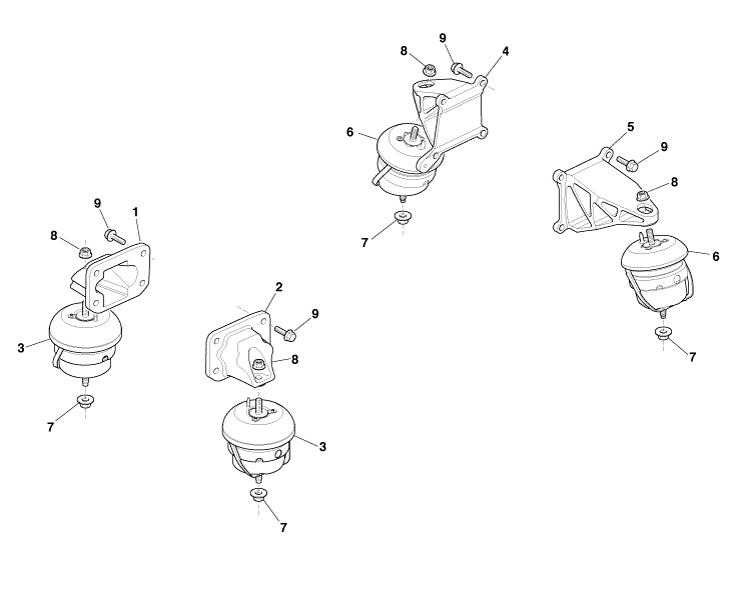 Image of V8S ENGINE MOUNT REAR HYDRAMOUNT