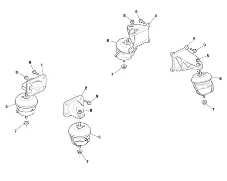 Image of V8S ENGINE MOUNT REAR HYDRAMOUNT