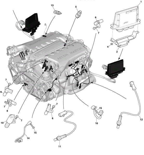 Image of ENGINE KNOCK SENSOR 28CM