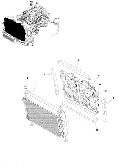 Image of FOAM RADIATOR SEAL LH