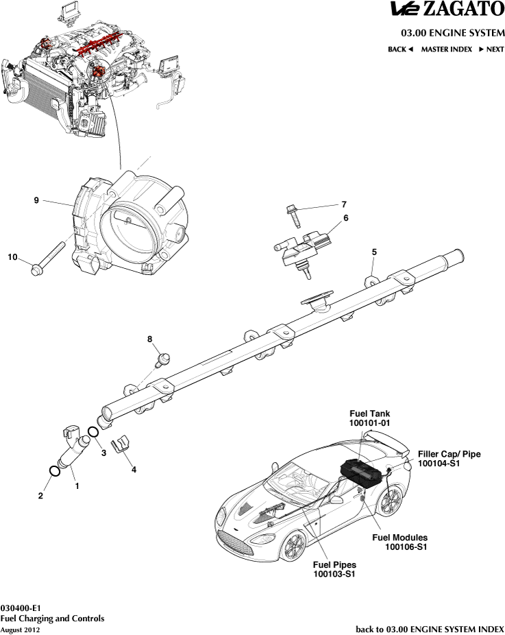 car: ZAGATO V12,item_no: -,quantity: 1,reference: ZAGATO_V12_00-00-ZAGATO_V12_030400-E1