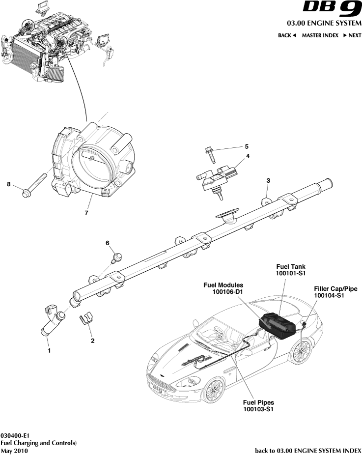 car: DB9,item_no: -,quantity: 1,reference: DB9_05_12_00-00-DB9_05_12_030400-E1