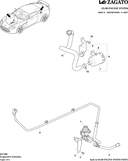 car: ZAGATO V12,item_no: 11,quantity: 1,reference: ZAGATO_V12_00-00-ZAGATO_V12_031300