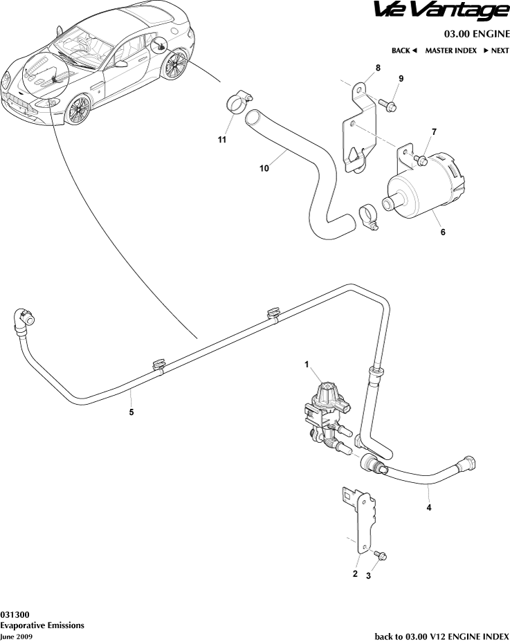 car: VANTAGE V12,item_no: 6,quantity: 1,reference: VANTAGE_V12_00-00-VANTAGE_V12_031300
