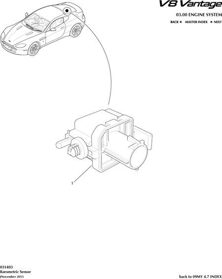 car: VANTAGE V8,item_no: 1,quantity: 1,reference: VANTAGE_V8_00-00-VANTAGE_V8_031403a