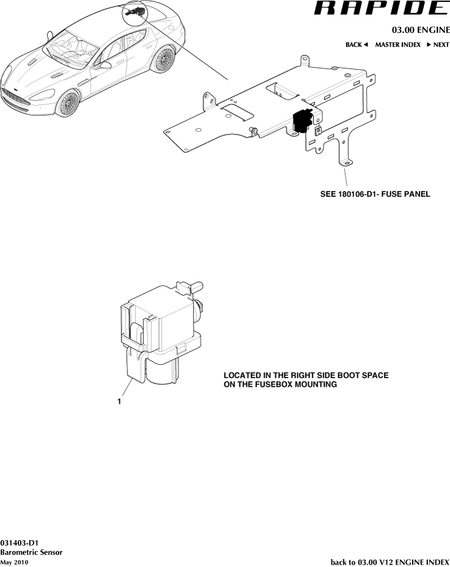 car: RAPIDE,item_no: 1,quantity: 1,reference: RAPIDE_00-00-RAPIDE_031403-D1