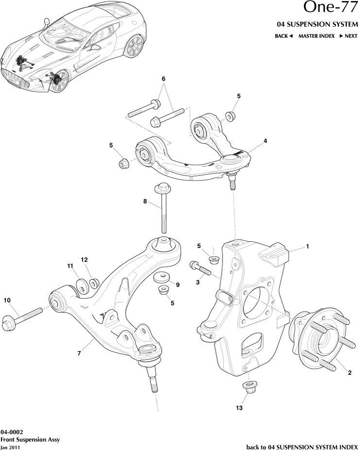 car: ONE-77,item_no: 11,quantity: 2,reference: ONE_77_00-00-ONE_77_04-0002