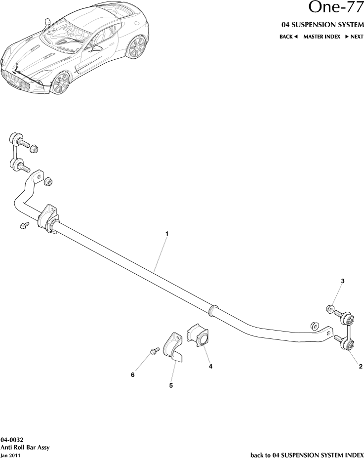 car: ONE-77,item_no: 1,quantity: 1,reference: ONE_77_00-00-ONE_77_04-0032