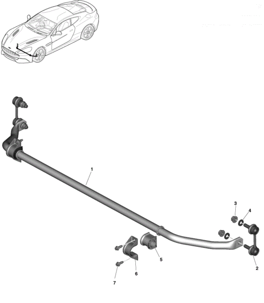Image of FRONT ANTI ROLL BAR BUSH