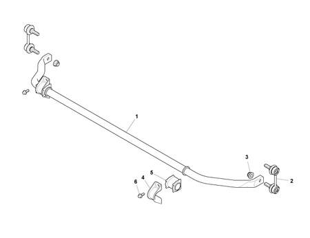 FRONT ANTI ROLL BAR DROP LINK SWAY STABILISER