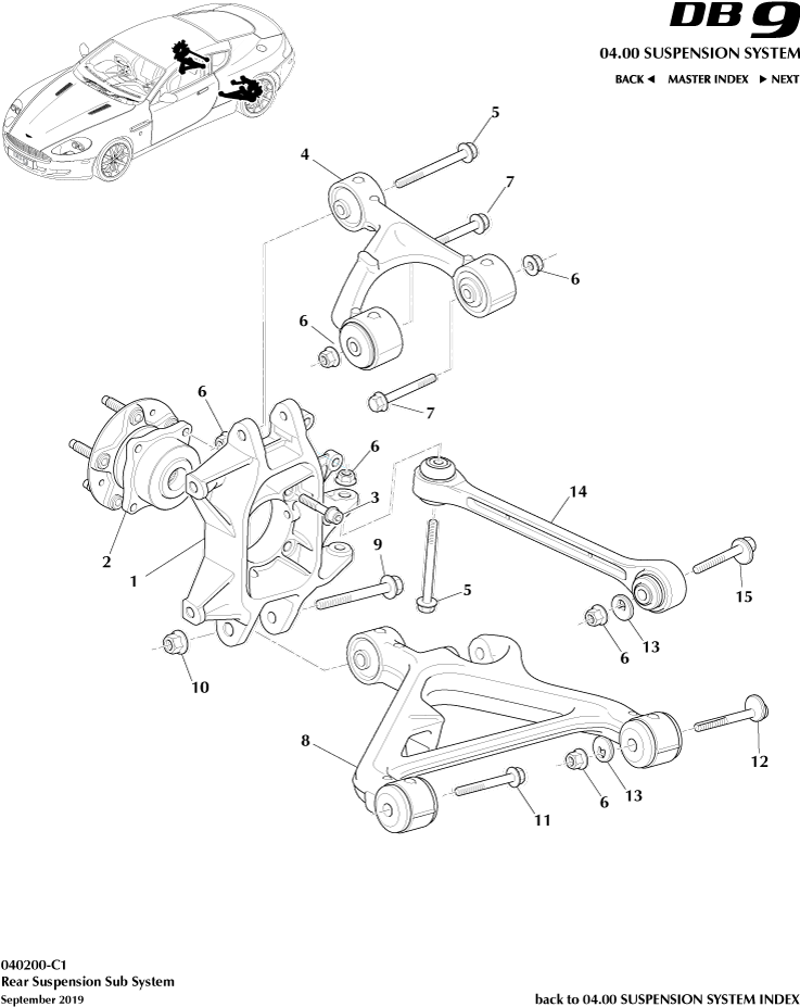 car: DB9,item_no: -,quantity: 1,reference: DB9_05_12_00-00-DB9_05_12_040200-C1
