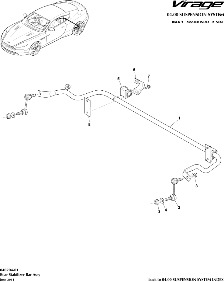 car: VIRAGE,item_no: 6,quantity: 2,reference: VIRAGE_00-00-VIRAGE_04-0204-01