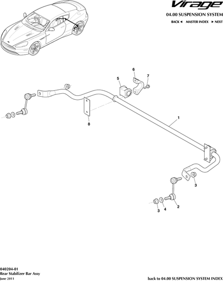 car: VIRAGE,item_no: 6,quantity: 2,reference: VIRAGE_00-00-VIRAGE_04-0204-01