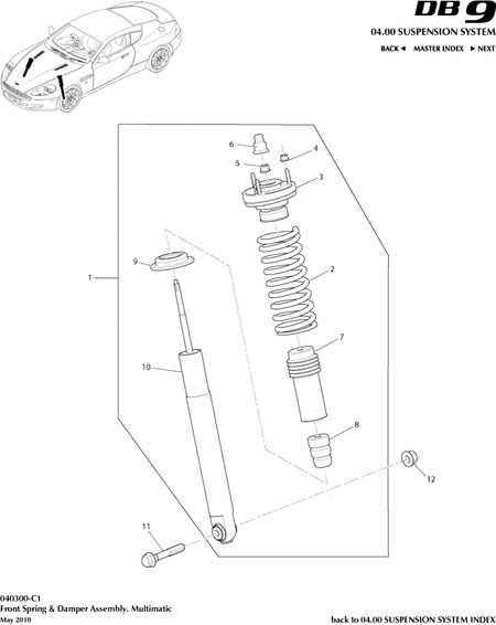 car: DB9,item_no: 3,quantity: 2,reference: DB9_05_12_00-00-DB9_05_12_040300-C1