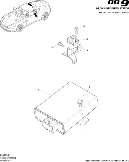 car: DB9,item_no: 4,quantity: 1,reference: DB9_13_00-00-DB9_13_04-0303-01