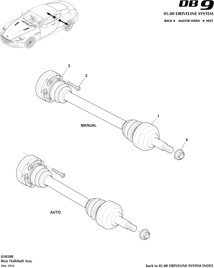 car: DB9,item_no: -,quantity: 12,reference: DB9_05_12_00-00-DB9_05_12_050500
