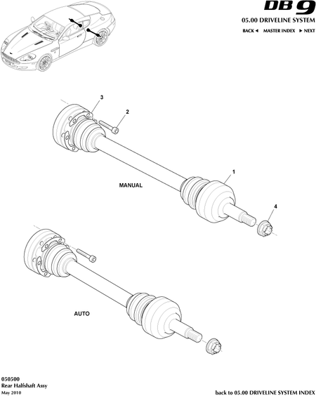 car: DB9,item_no: -,quantity: 12,reference: DB9_05_12_00-00-DB9_05_12_050500