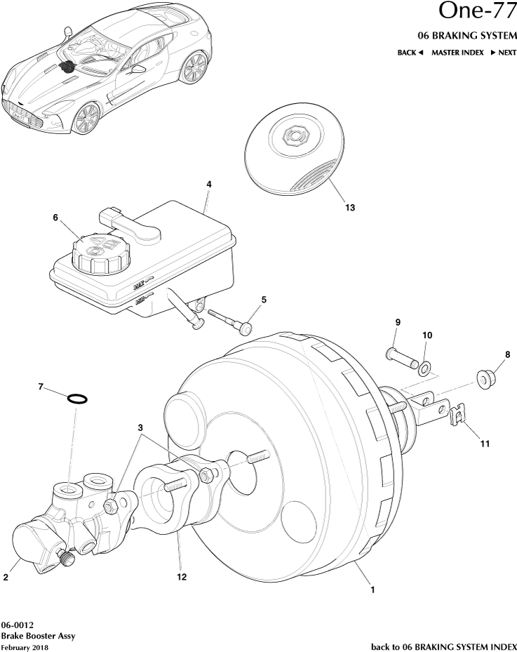 car: ONE-77,item_no: 13,quantity: 1,reference: ONE_77_00-00-ONE_77_06-0012