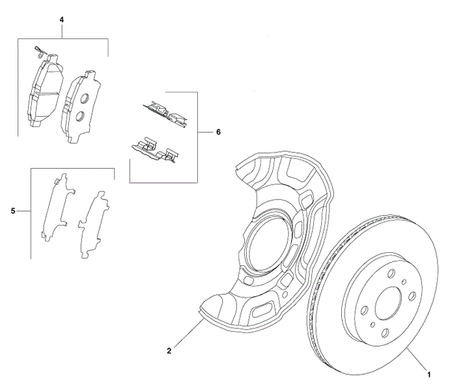 image 2 of fitting kit,disc brake,front