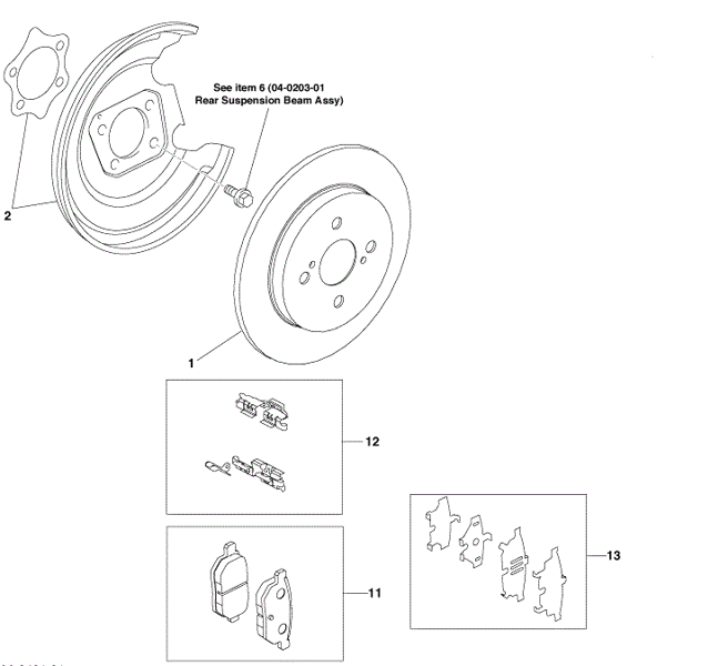 image 2 of kit fitting,rear disc brake