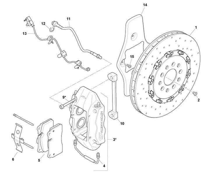 Image of REAR BRAKE CALIPER BOLT