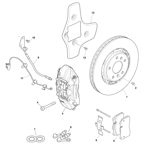 Image of REAR LEFT HAND BRAKE SHIELD