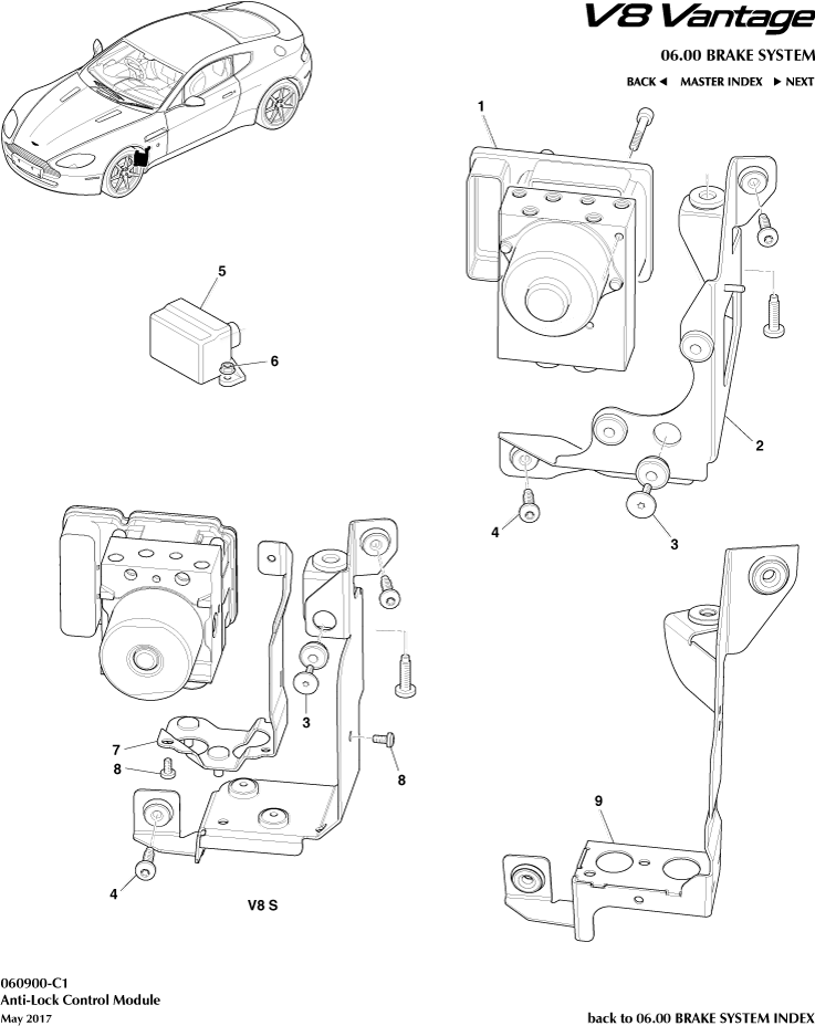 car: VANTAGE V8,item_no: 9,quantity: 1,reference: VANTAGE_V8_00-00-VANTAGE_V8_060900-C1