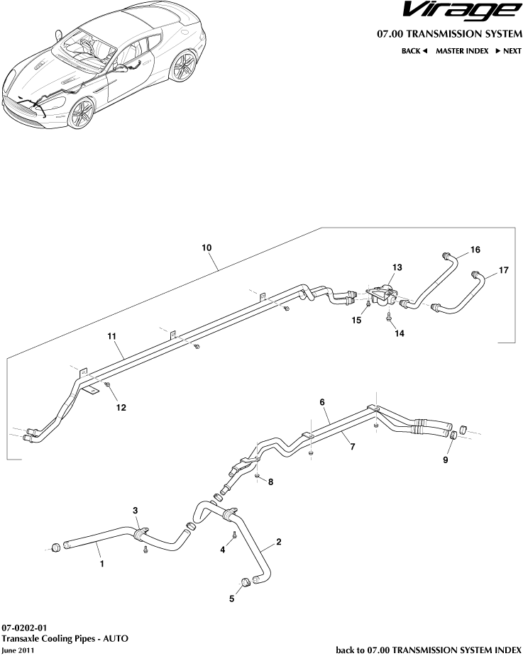 car: VIRAGE,item_no: 13,quantity: 1,reference: VIRAGE_00-00-VIRAGE_07-0202-01