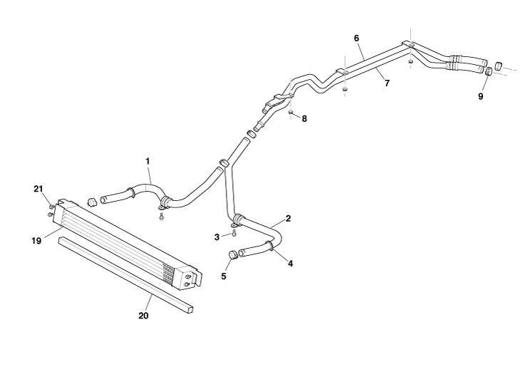 Image of TRANSMISSION ENGINE BAY INLET PIPE EARLY MODELS