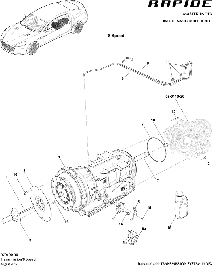 car: RAPIDE,item_no: 5a,quantity: 1,reference: RAPIDE_00-00-RAPIDE_070100-30