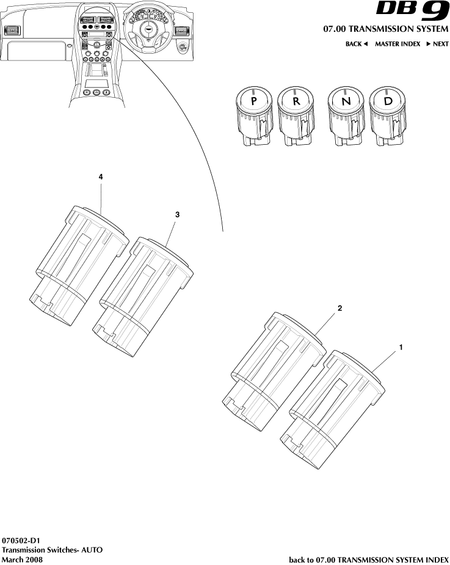 car: DB9,item_no: -,quantity: 1,reference: DB9_05_12_00-00-DB9_05_12_070502-D1
