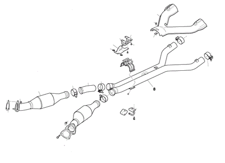 EXHAUST CENTRE PIPE