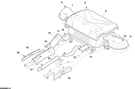 Image of REAR EXHAUST SHIELD COVER