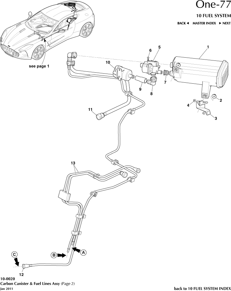 car: ONE-77,item_no: 10,quantity: 1,reference: ONE_77_00-00-ONE_77_10-0020p2