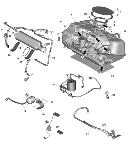 Image of FUEL TANK SERVICE COVER