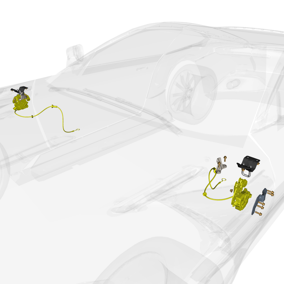 car: DB11,item_no: nan,quantity: 2,reference: DB11_PartsCatalogue-011401-10 Bonnet Latch System