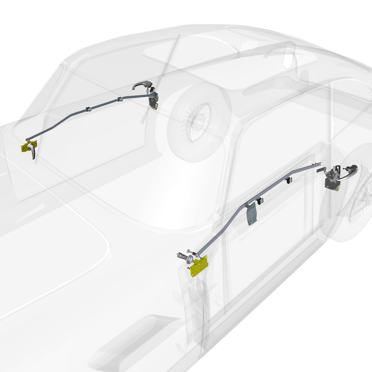 car: DB5 GF,item_no: nan,quantity: 2,reference: DB5GF_PartsCatalogue-310905-10 Door Latch Sytem