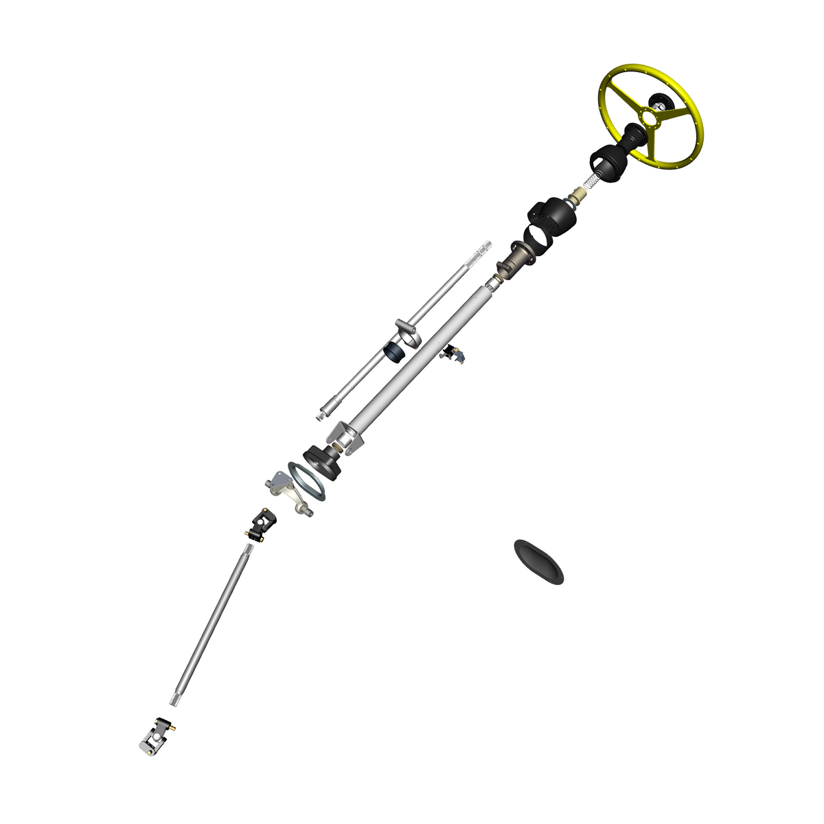 car:db5 gf,item_no:,quantity:1.0,reference:db5gf_partscatalogue-440200-10 steering column assembly