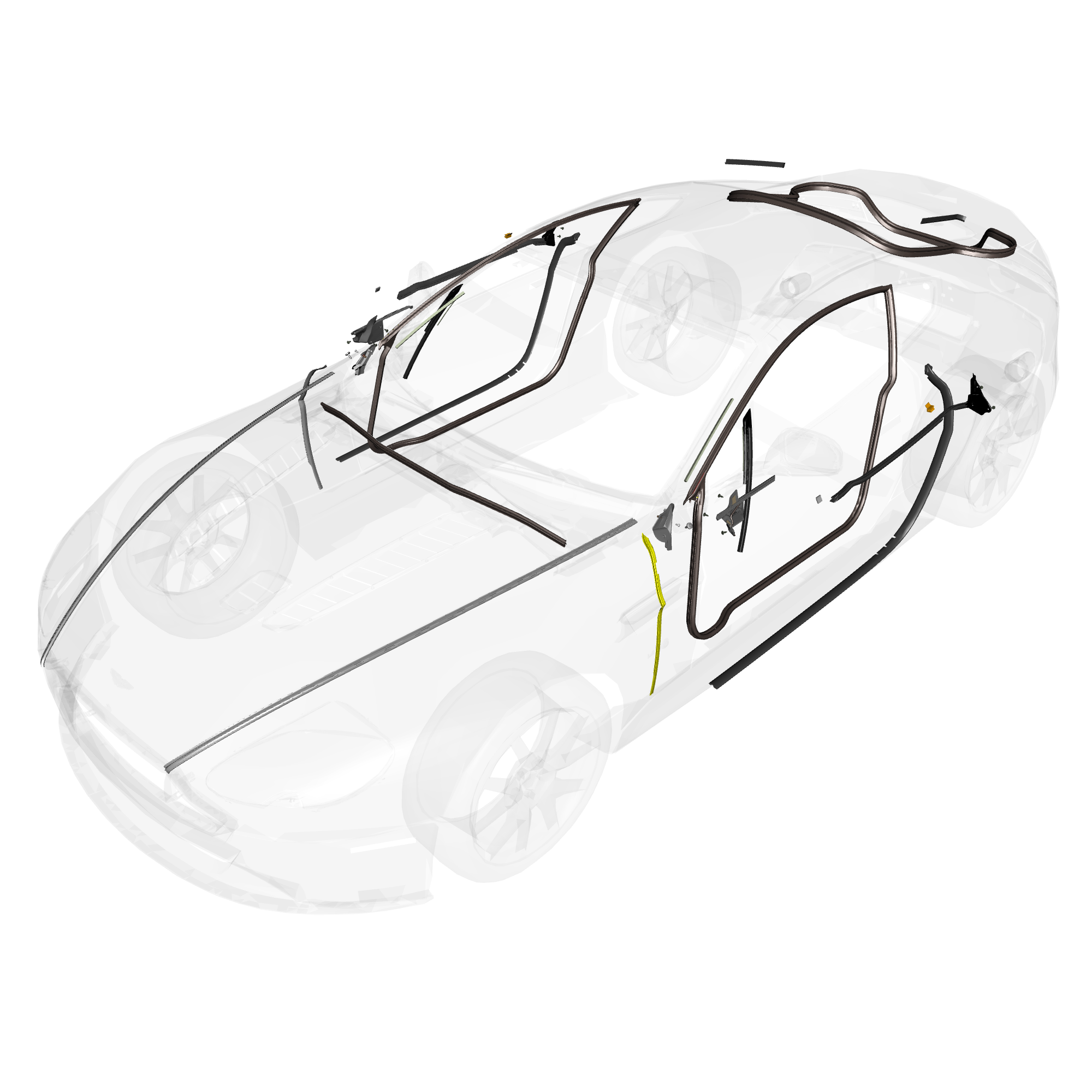 car:VANTAGE V12S,item_no:,quantity:1,reference:VANTAGE_V12S_PartsCatalogue-010702-B1 Dynamic Weatherstrips