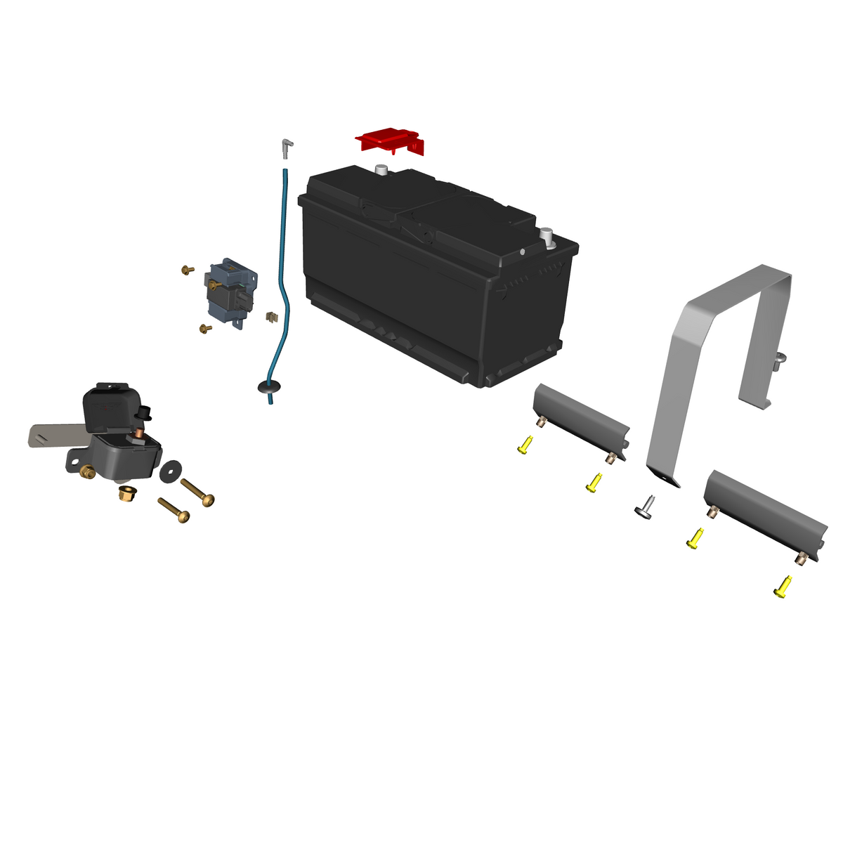 car:VANTAGE V12S,item_no:,quantity:4,reference:VANTAGE_V12S_PartsCatalogue-140100-01 Service Battery