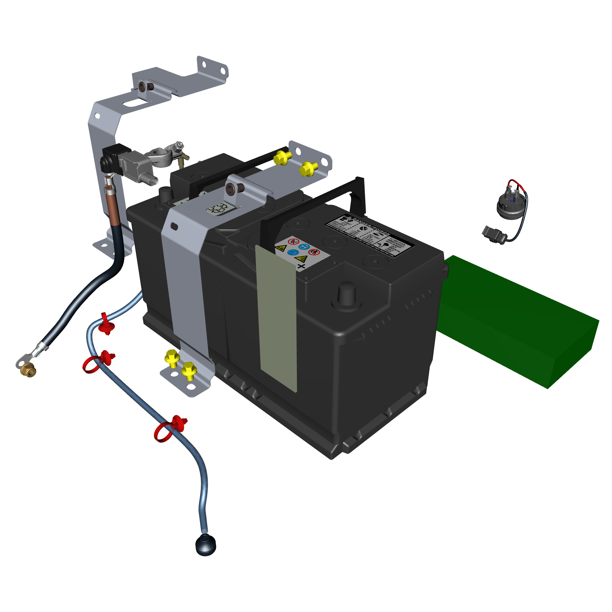 car:VANTAGE,item_no:,quantity:4,reference:VANTAGE_19_PartsCatalogue-140100-10 Service Battery