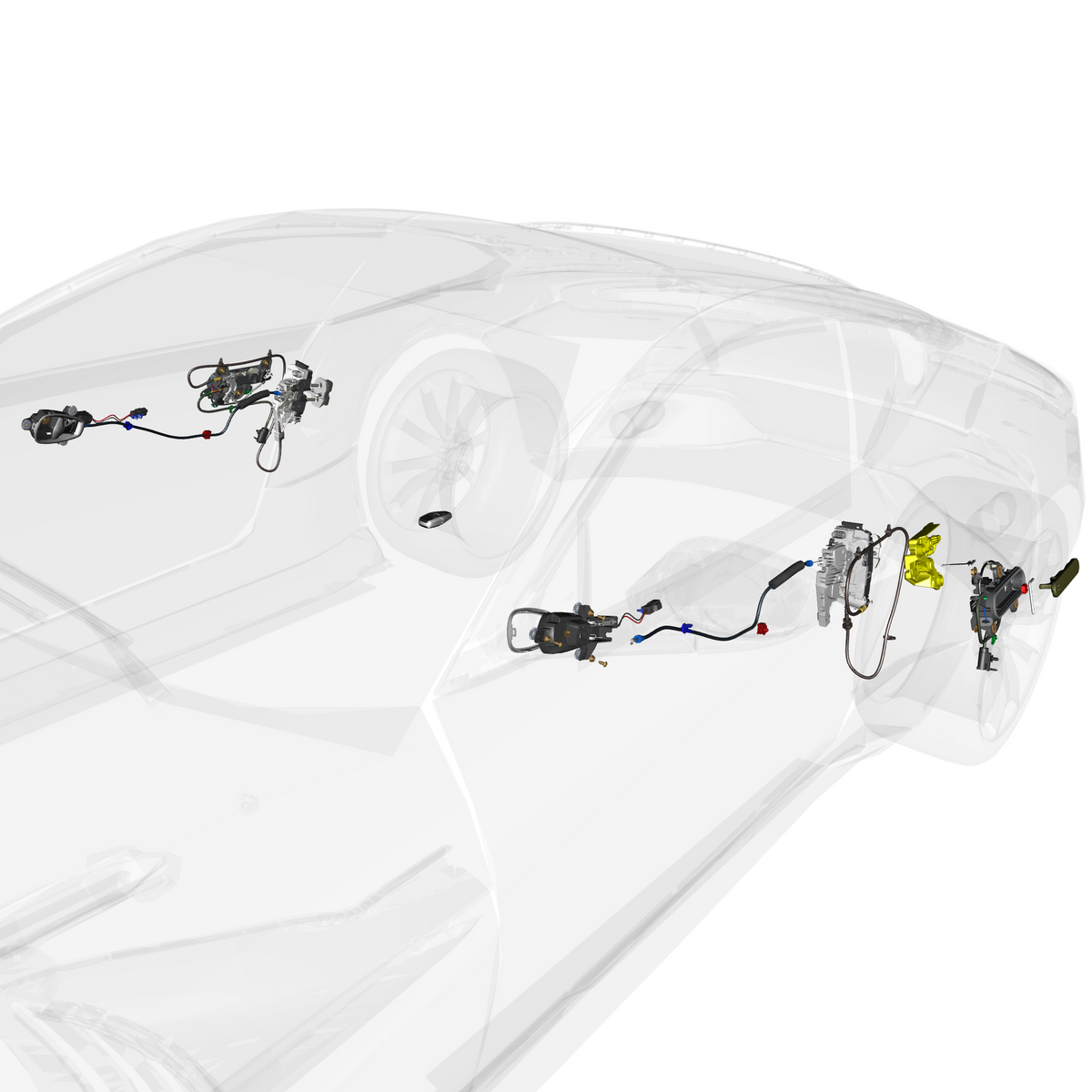 car: DB11,item_no: nan,quantity: 1,reference: DB11_PartsCatalogue-011401-20 Door Latch System