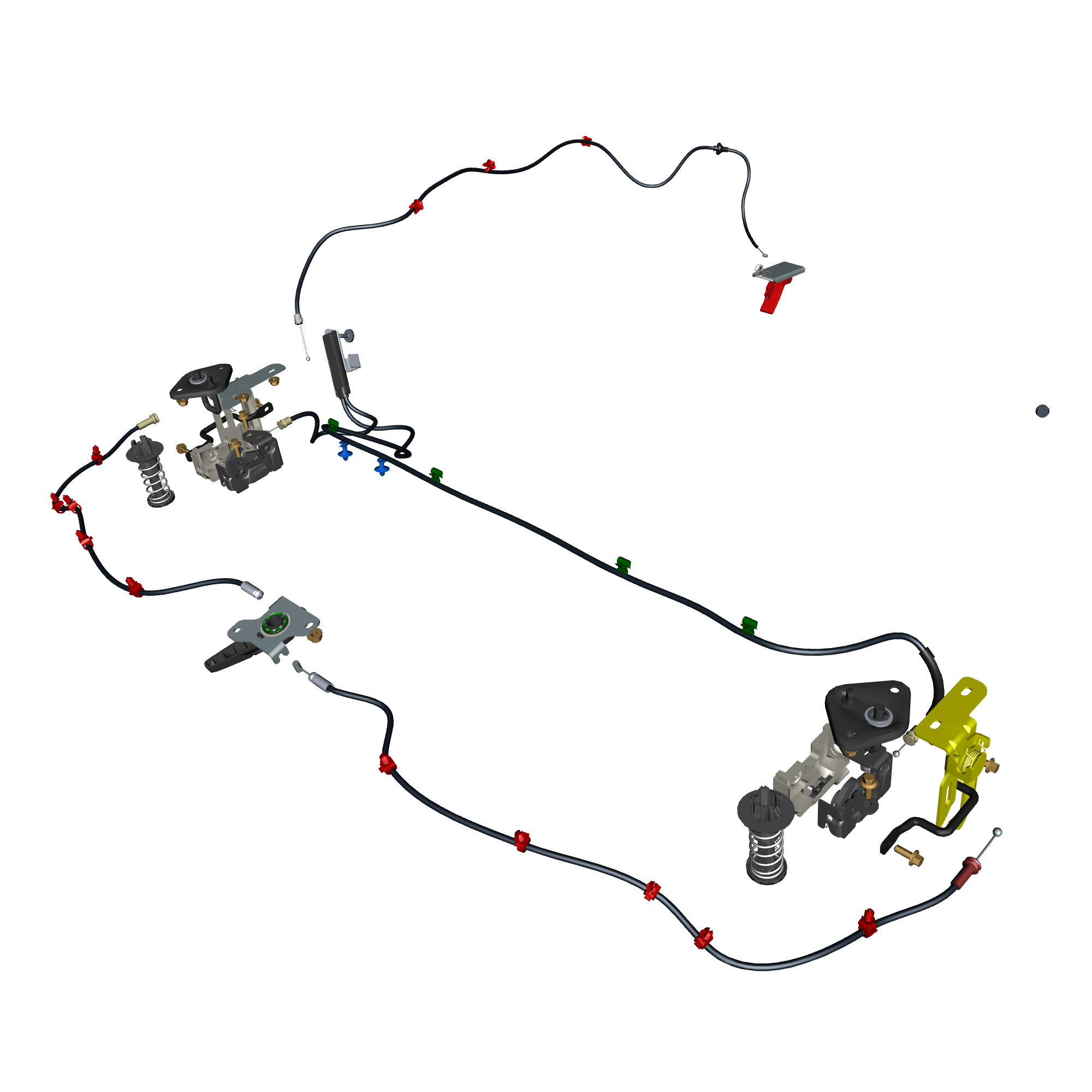 car: VANQUISH,item_no: nan,quantity: 1.0,reference: VANQUISH_25_PartsCatalogue-011403 Bonnet Latch System