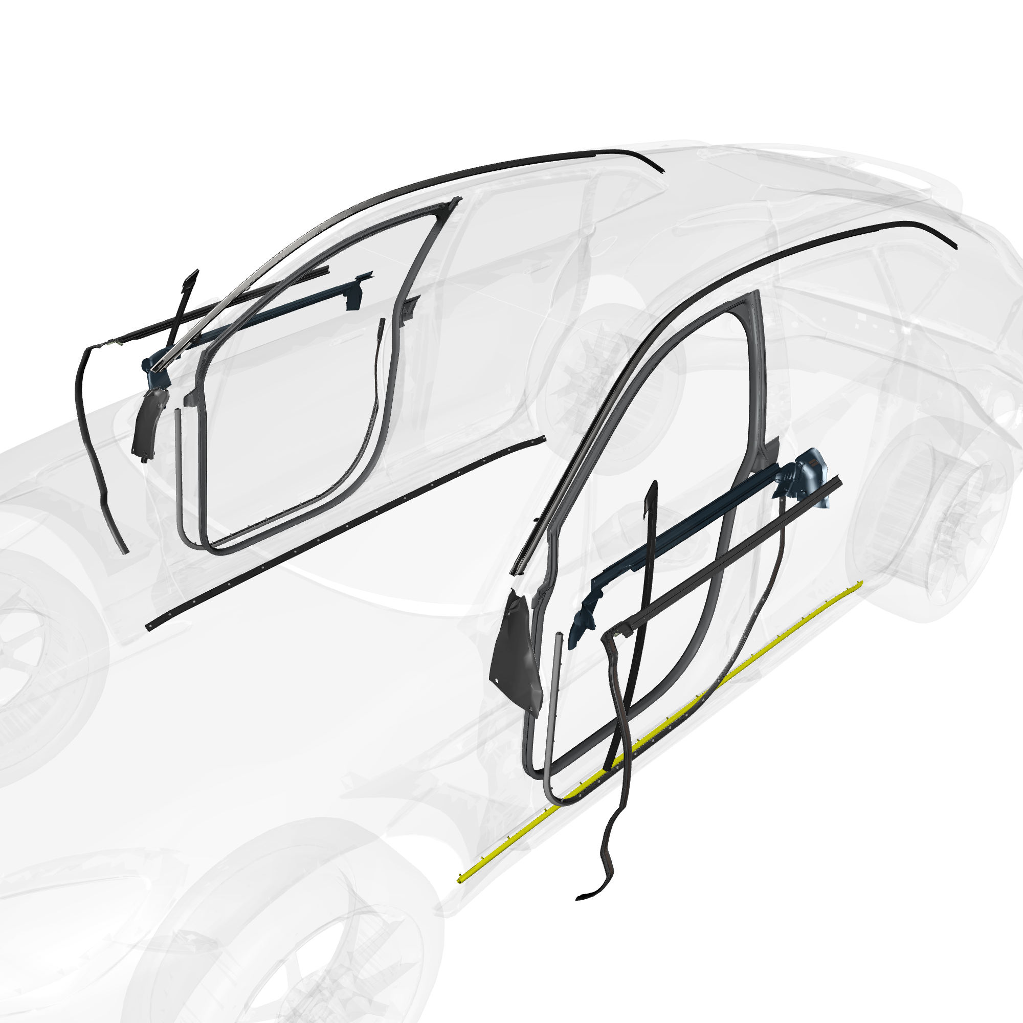 car: DBX,item_no: nan,quantity: 1,reference: DBX_PartsCatalogue-310501-10 Front Door Weatherstrip